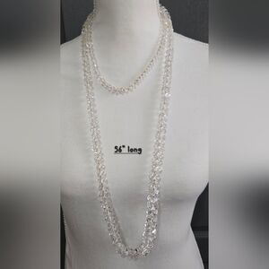 Elegant Vintage Crystal Beaded Necklace